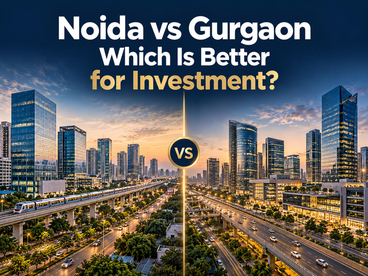 Noida vs Gurgaon: Which Is Better for Investment?