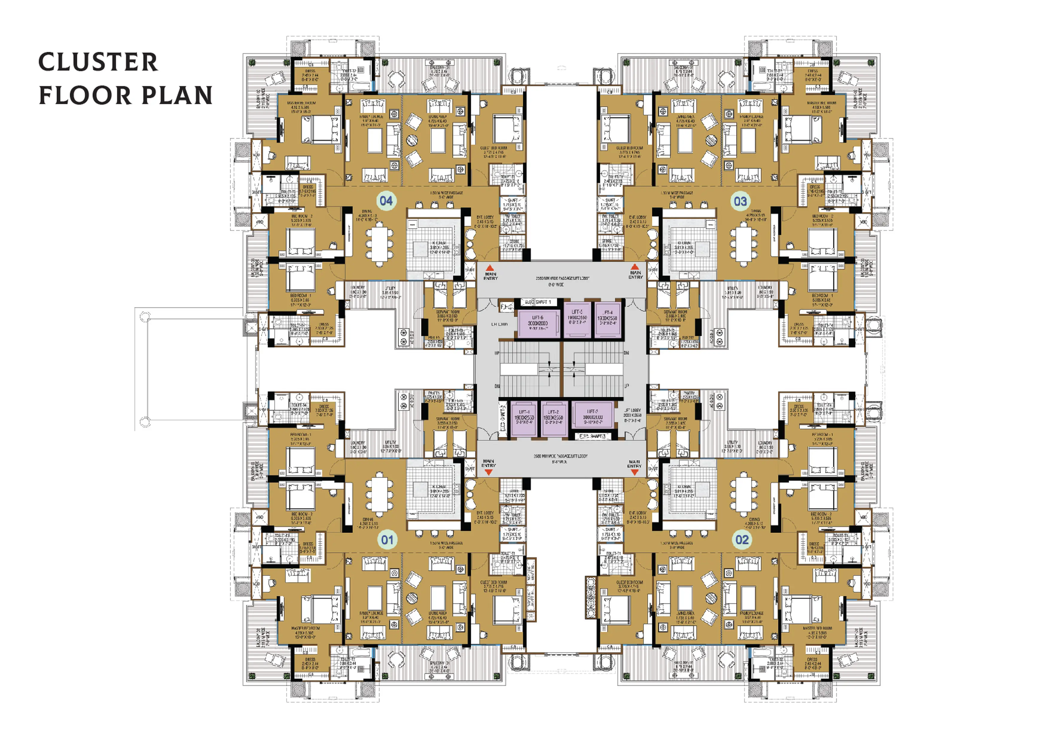 Cluster Floor Plan